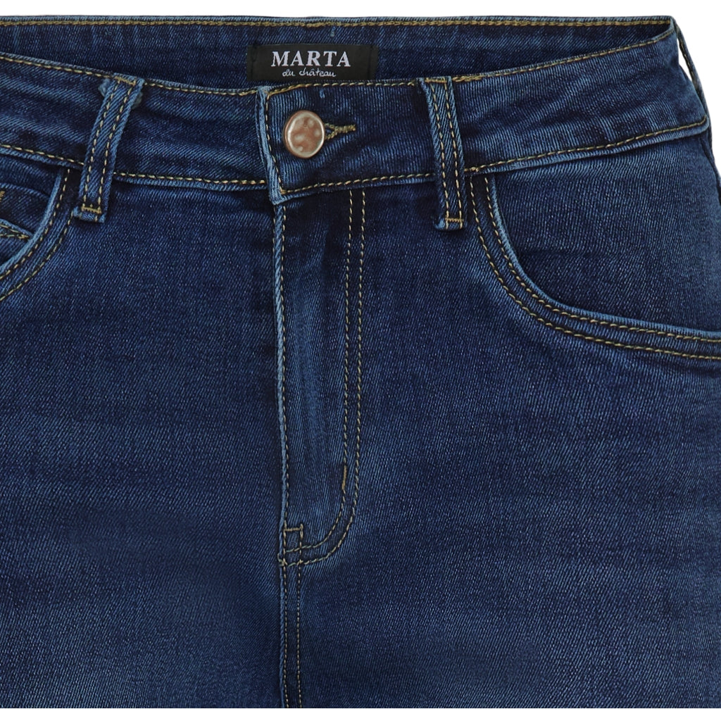 Marta du Chateau dame jeans MdcJette MDC191-JP26214 - Denim Levere