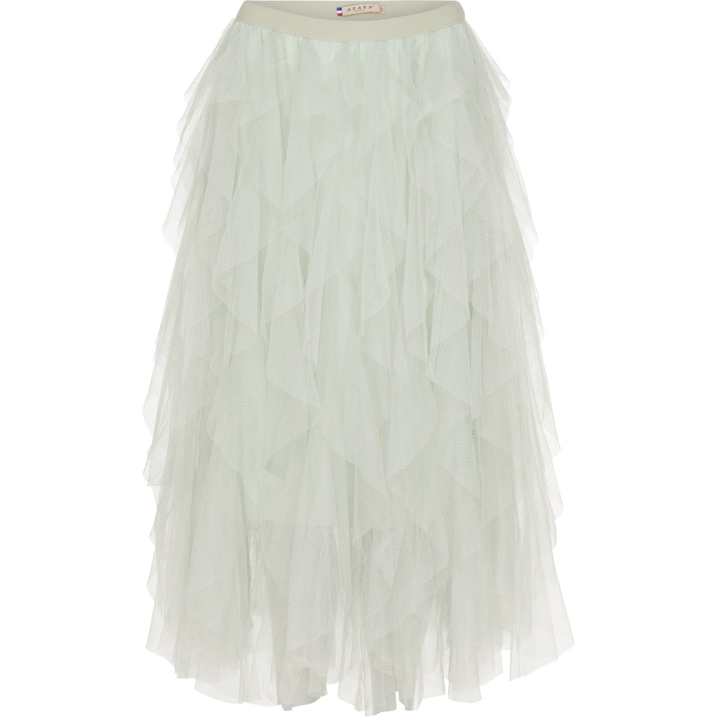 Tylnederdel med elastik - Light Green