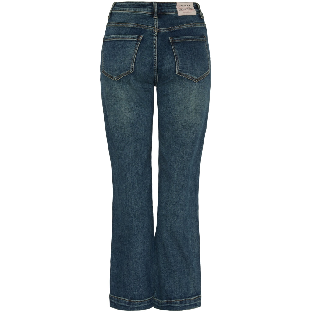 Marta du Chateau dame jeans MdcEsmerelda Mdc187-26179 - Dark Blue Denim