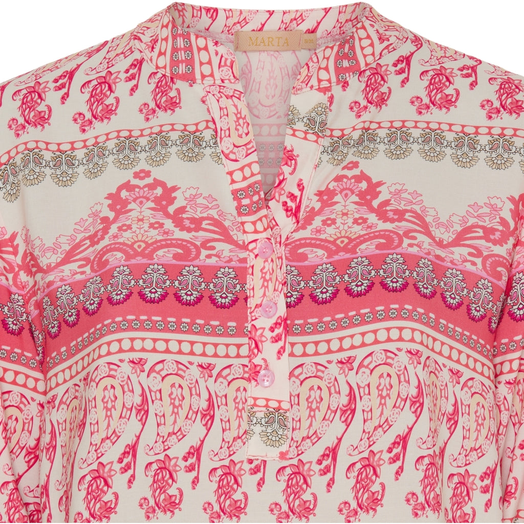 Marta Du Chateau dame bluse MdcFranziska 1614new - PinkOriginaleJ3770