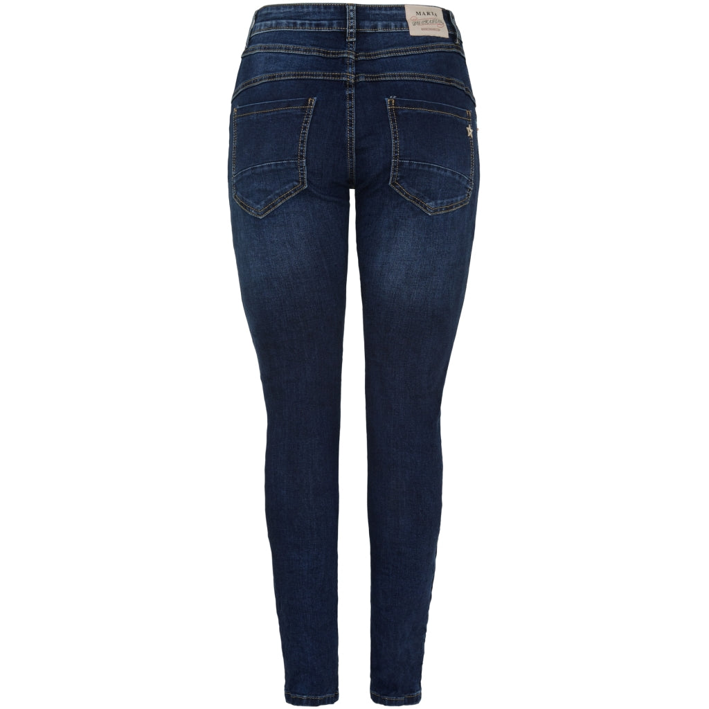 Marta du Chateau dame jeans MdcCarina Mdc180-2586 - Dark Blue Denim