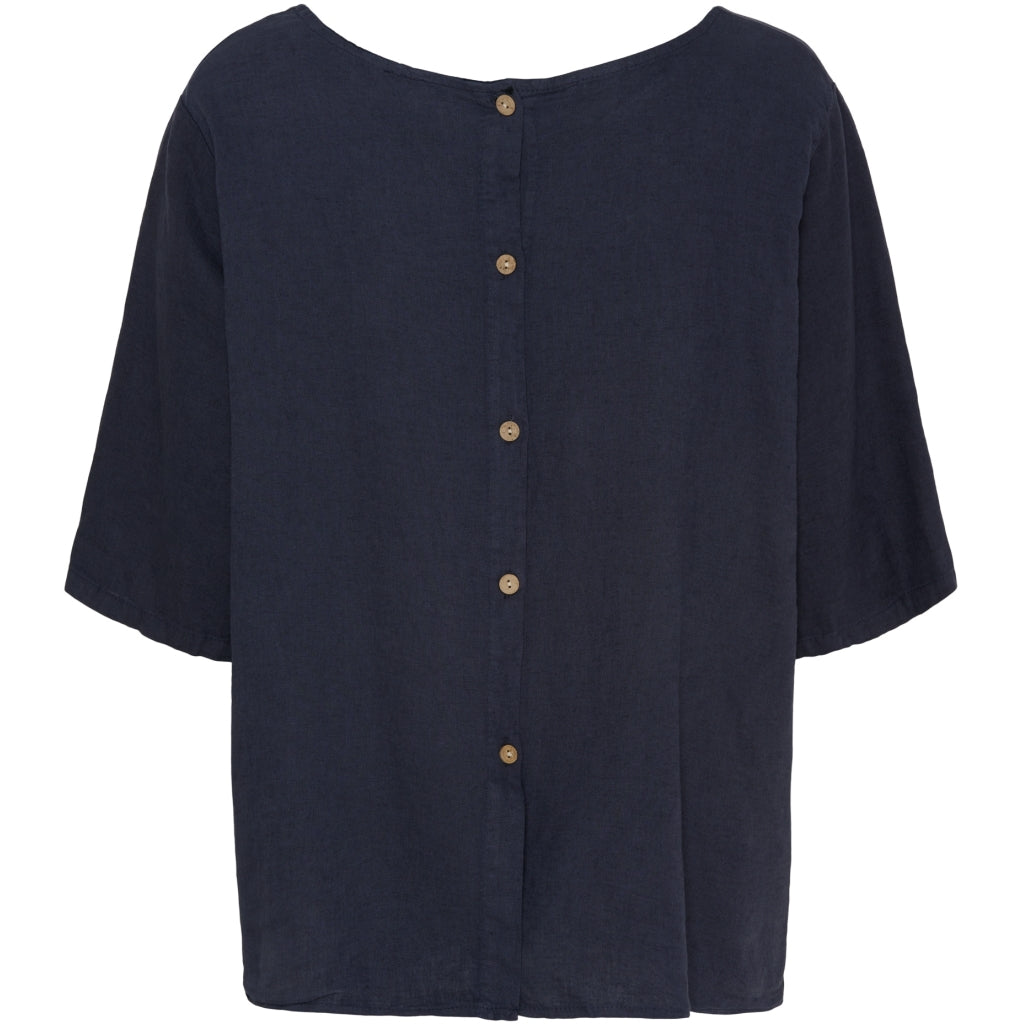 Marta Du Chateau dame bluse 83428 - Navy
