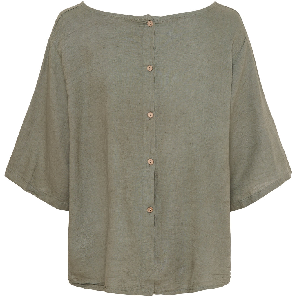 Marta Du Chateau dame bluse 83428 - Military2828