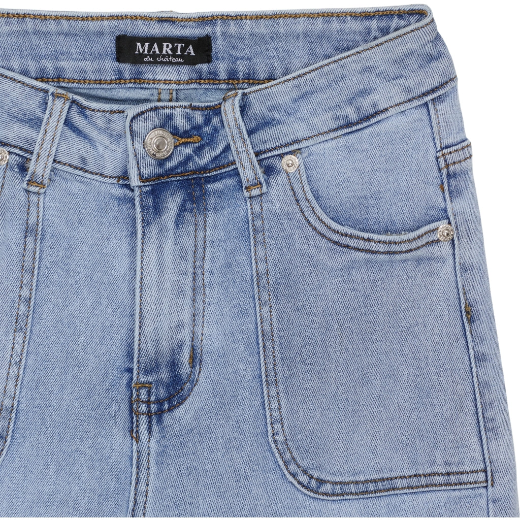 Marta du Chateau dame jeans MdcPhilomene MDC197-806 - Denim