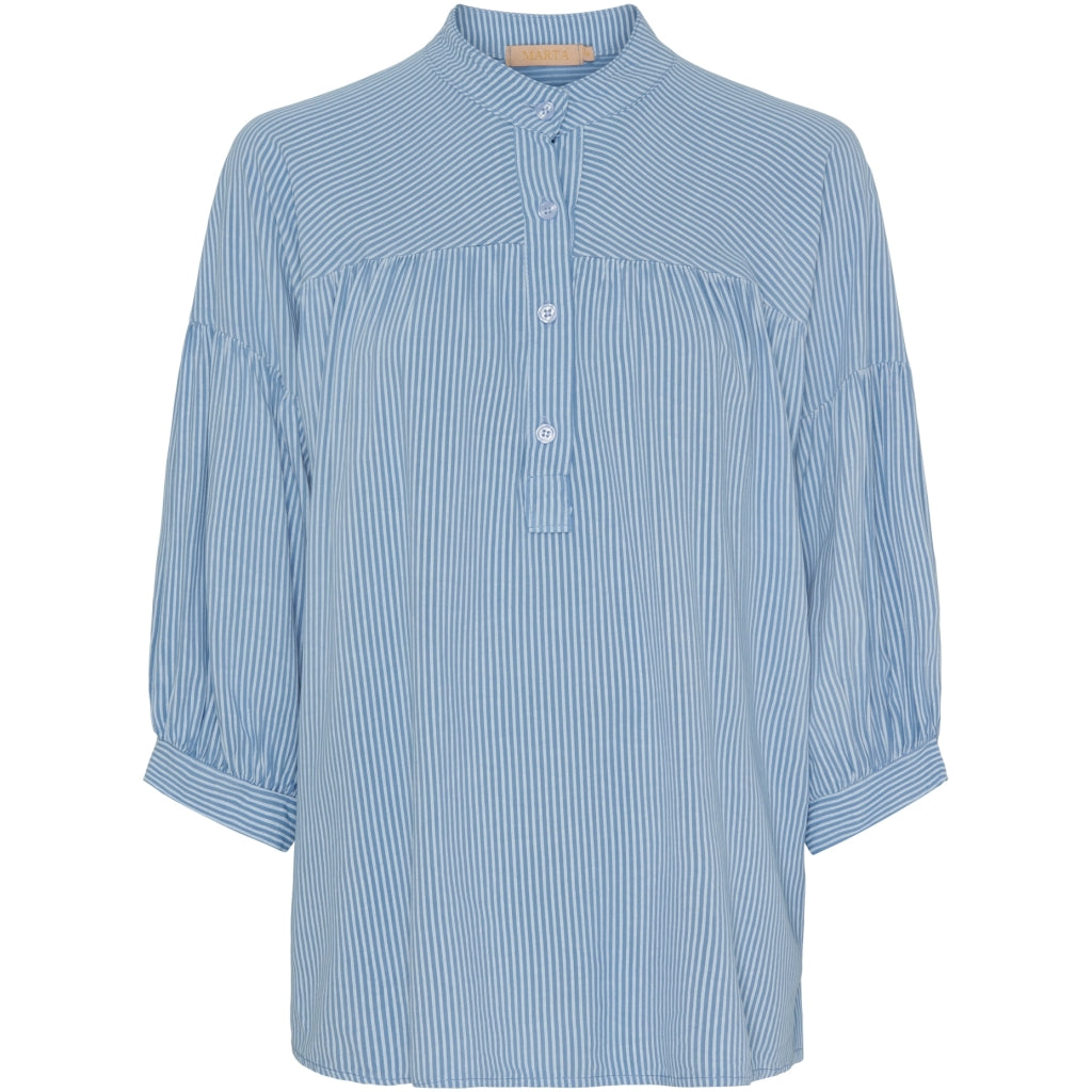 Marta Du Chateau dame bluse MdcIlina - Avio Stripe