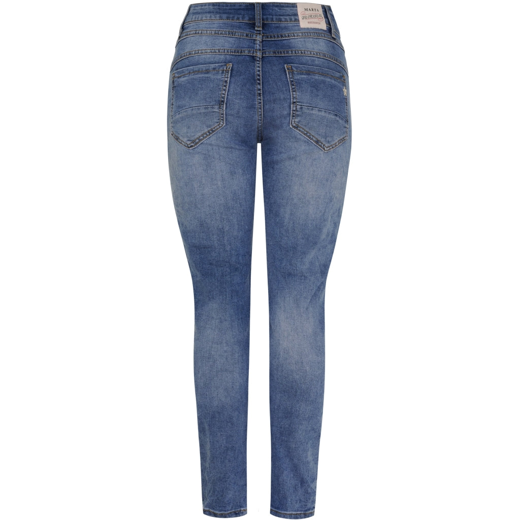 Marta du Chateau dame jeans MdcSolene MDC202-2261 - Blue Denim