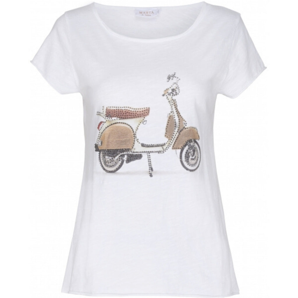 Dame T-shirt 0301C - White