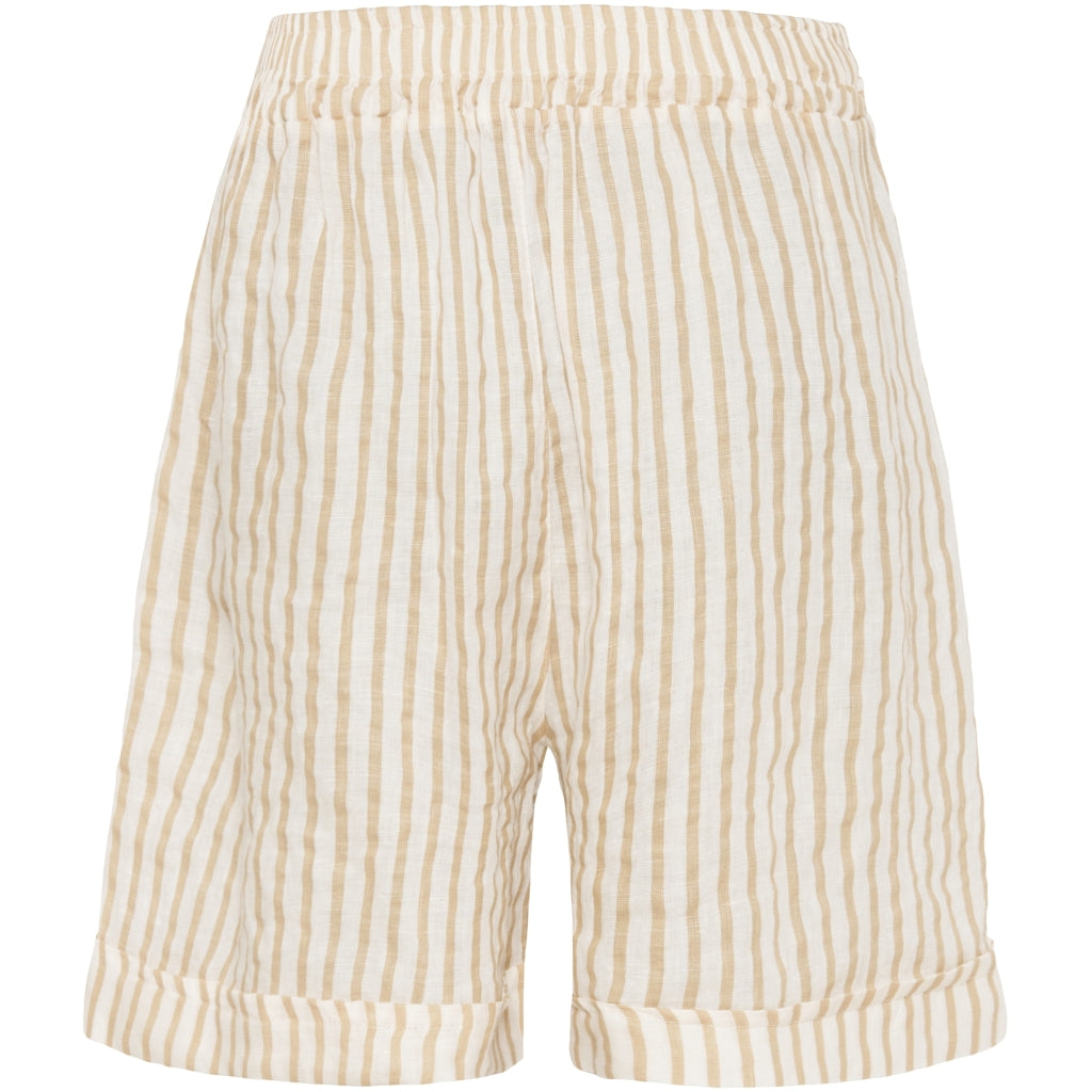 Marta Du Chateau dame shorts 61072 - Beige Stripe