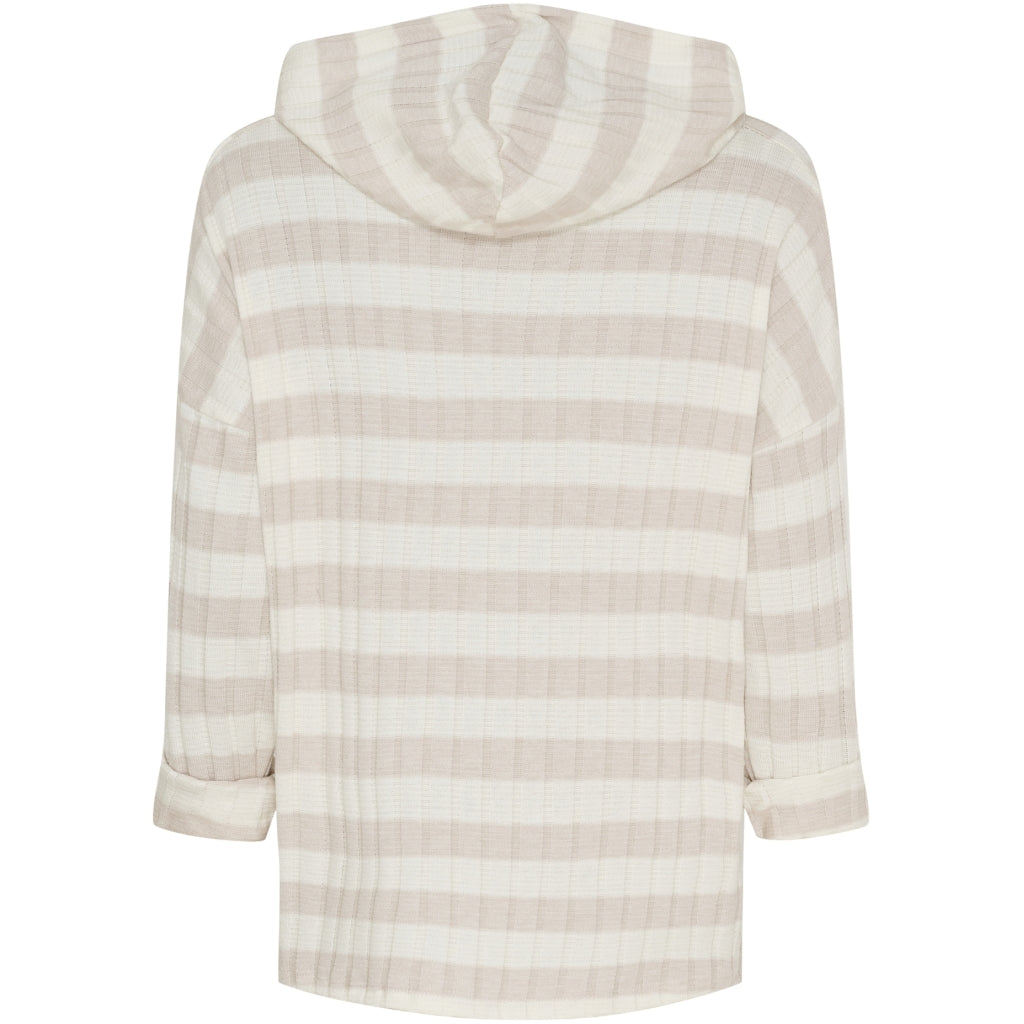 Marta du Chateau dame bluse med hætte MdcYsaline 21146 - Beige