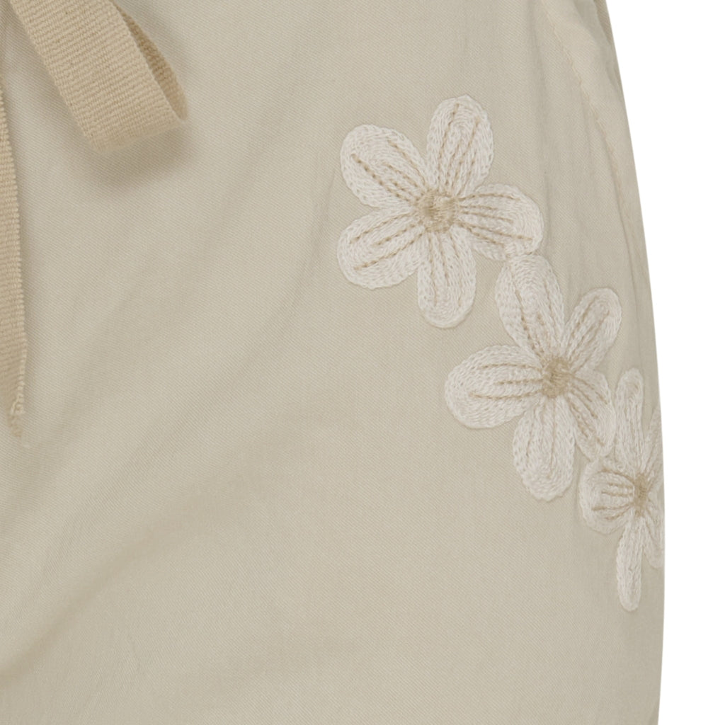 Marta Du Chateau dame shorts MdcRosetta - Beige/White Flower