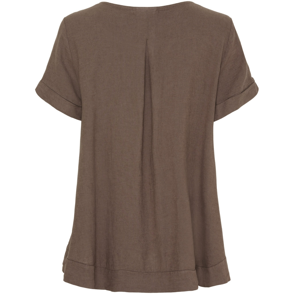 Marta Du Chateau dame bluse MdcNatalie - Cold brown