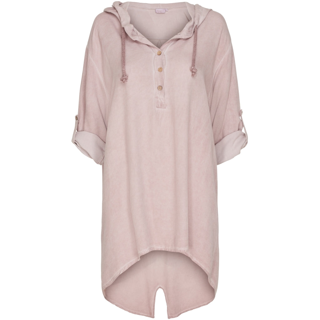 Bluse med hætte 3125-V - Old Rose Online nu