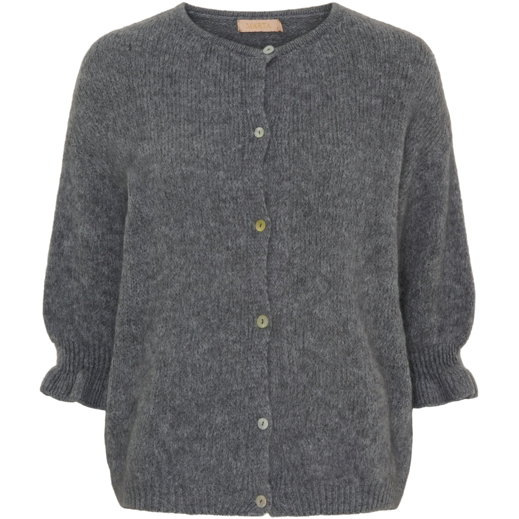 Marta du Chateau dame strik MdcJuliana 2413 - Medium grey