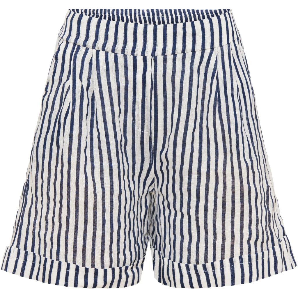 Marta Du Chateau dame shorts 61072 - Navy Stripe
