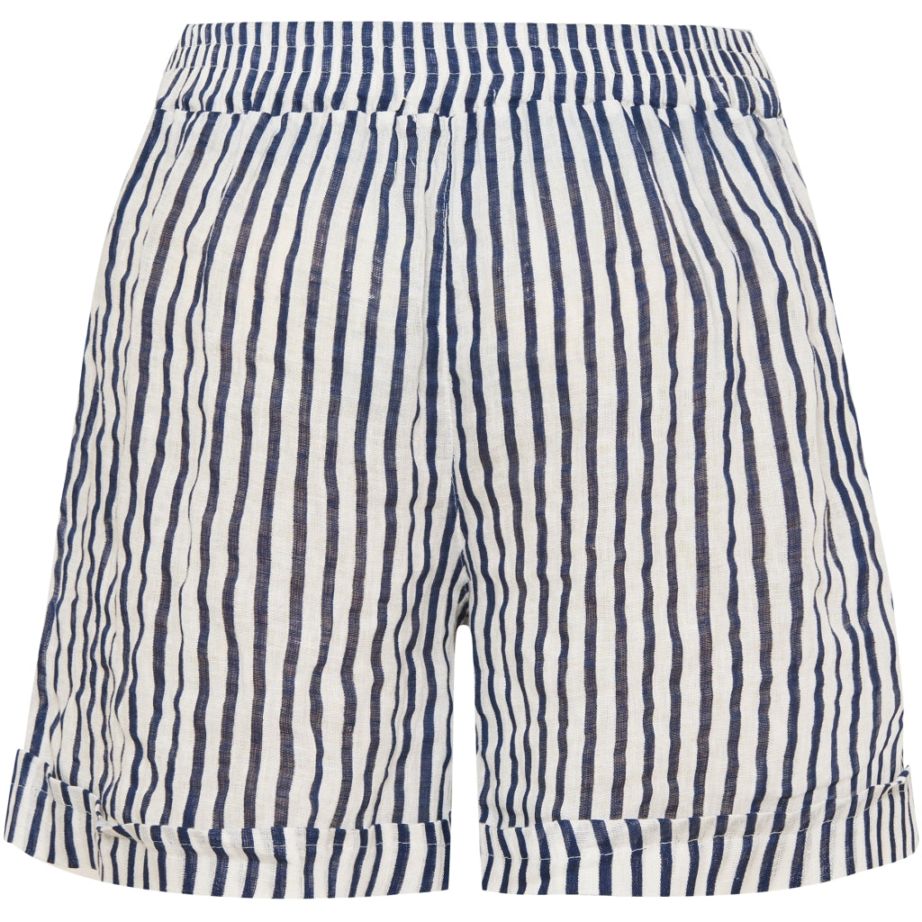 Marta Du Chateau dame shorts 61072 - Navy Stripe