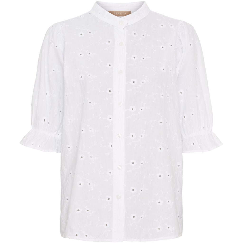 Marta du Chateau dame bluse MdcHailey 6986 - White Rabat