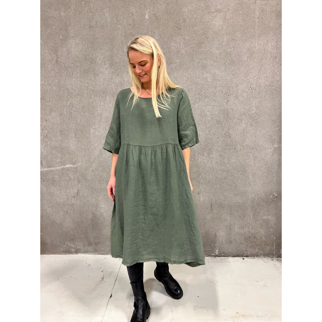 Marta Du Chateau dame kjole 92923 - Military Hot på udsalg