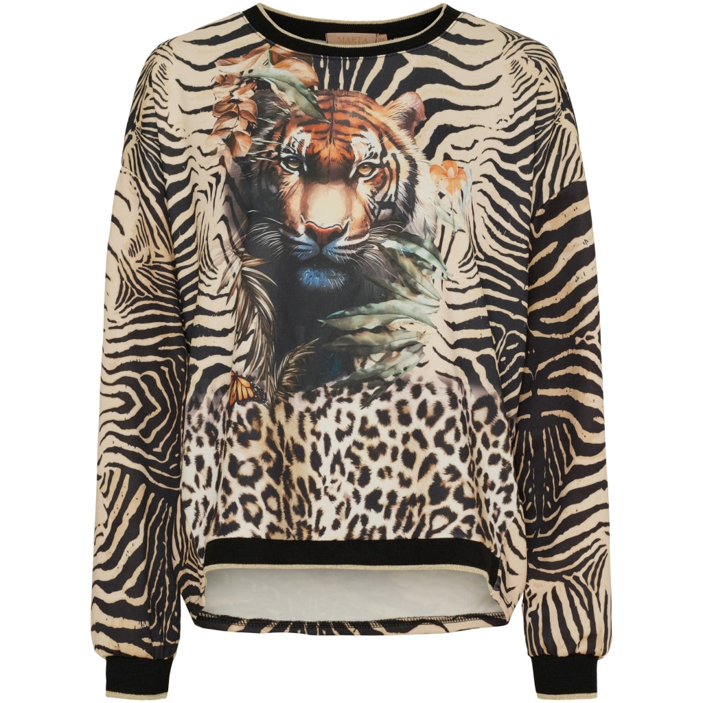 Marta du Chateau dame sweatshirt MdcAurelie 31908B - Nero6927