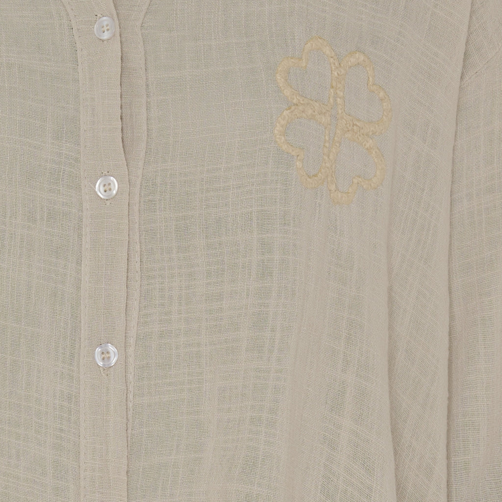 Marta Du Chateau dame skjorte MdcAdelheid - Beige Online Hot Salg