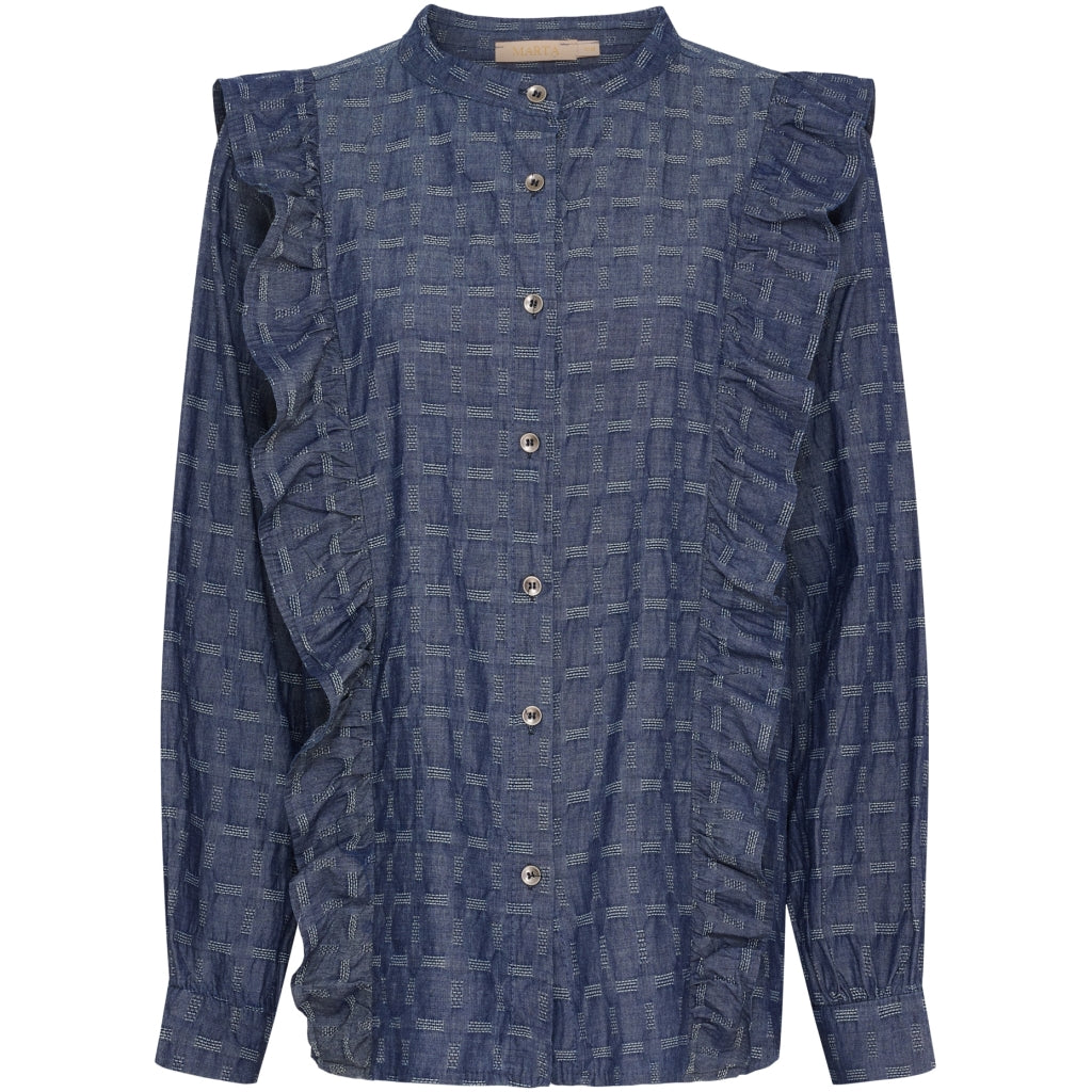 Marta du Chateau dame skjorte MdcLena 6785 - Jeans