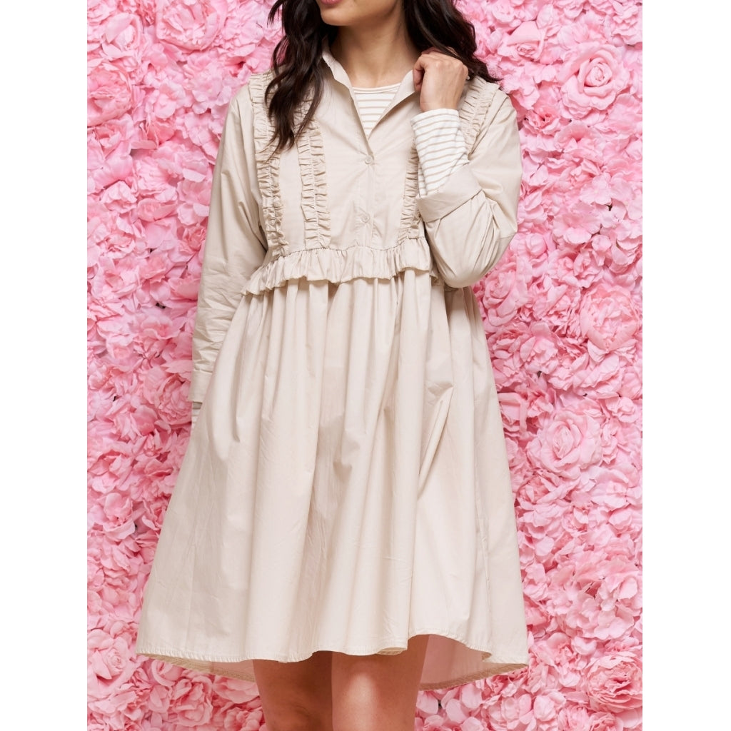 Marta Du Chateau dame kjole MdcViolet - Beige250