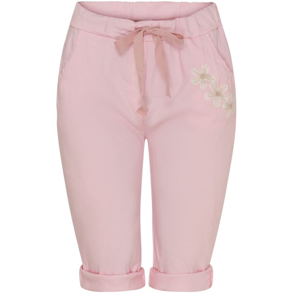 Marta Du Chateau dame shorts MdcRosetta - Baby Pink/White Flower