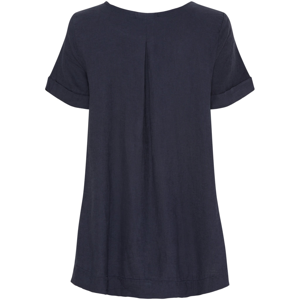 Marta Du Chateau dame bluse MdcNatalie - Navy