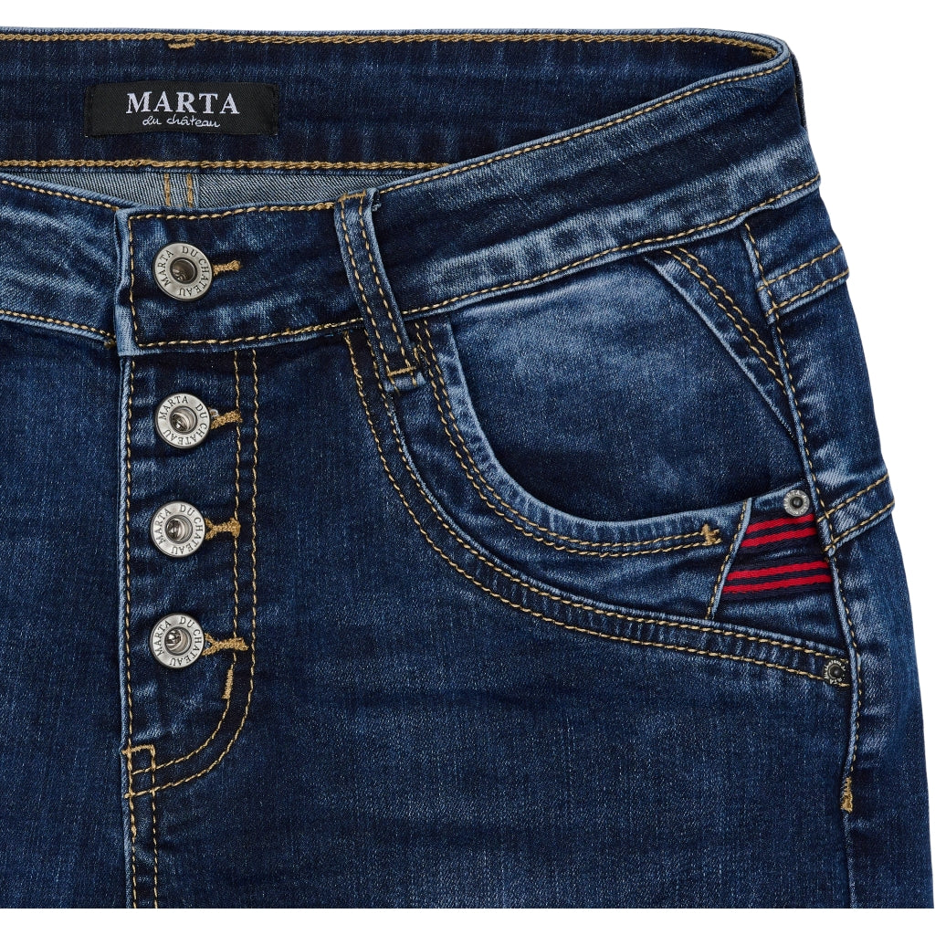 Marta Du Chateau dame Emma Jeans X - Denim