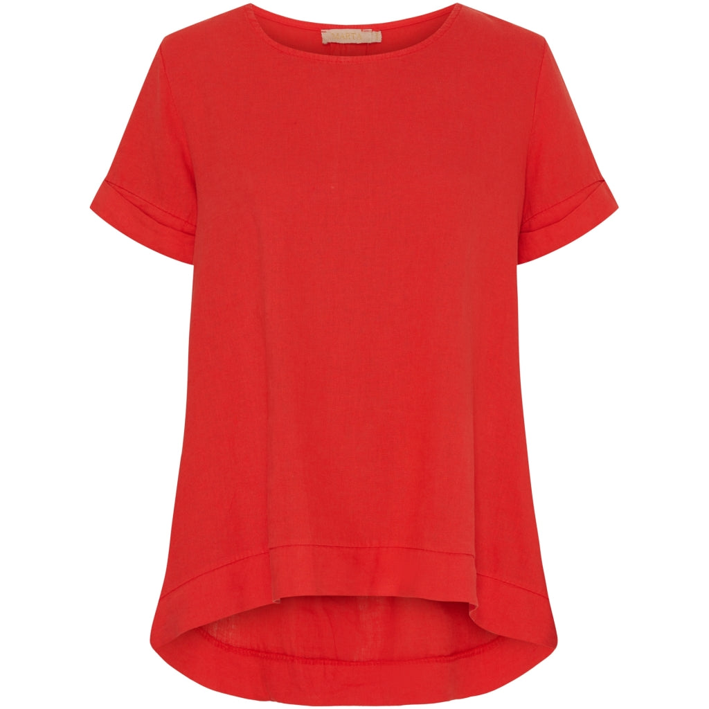 Marta Du Chateau dame bluse MdcNatalie - Red