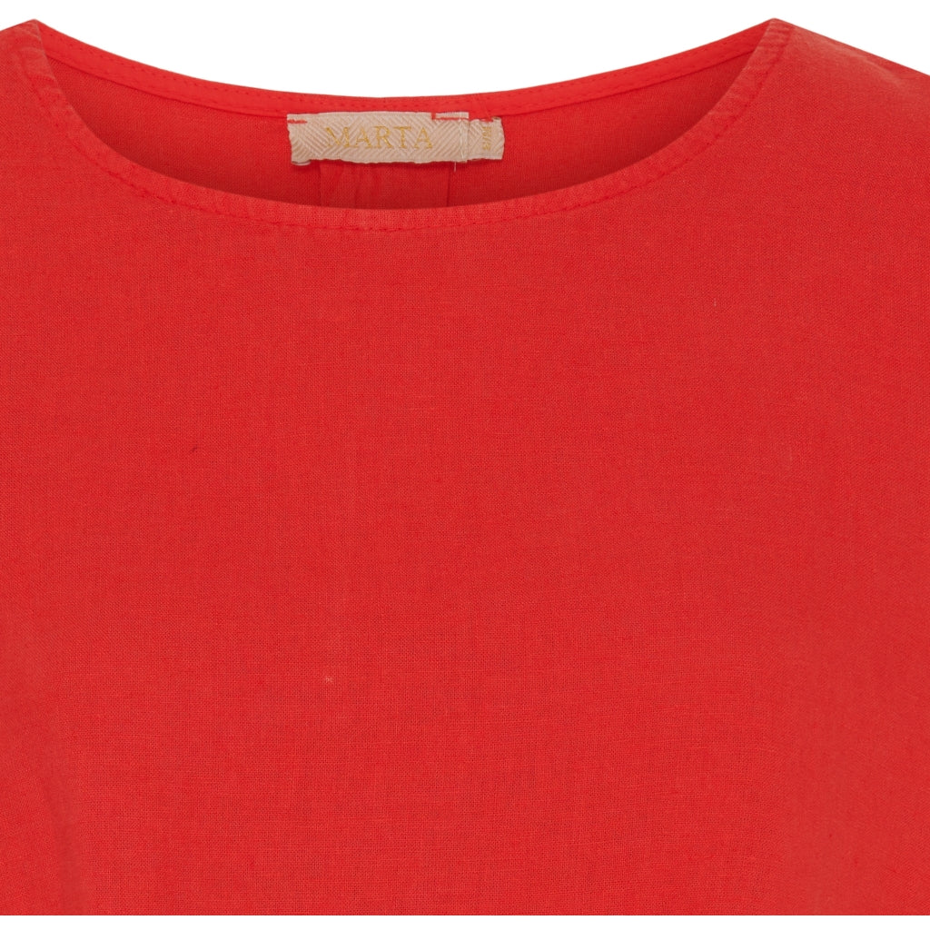 Marta Du Chateau dame bluse MdcNatalie - Red