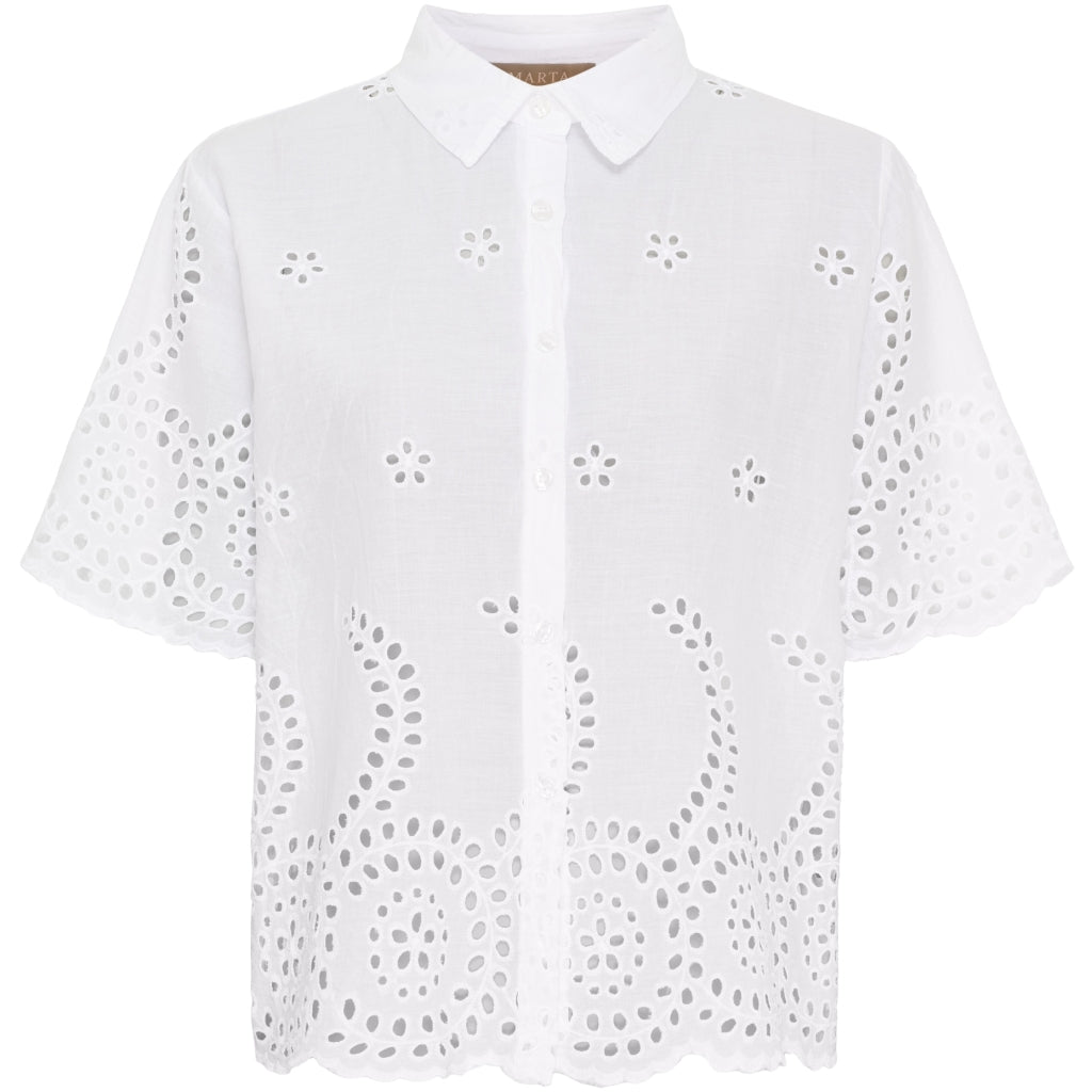 Marta du Chateau dame skjorte MdcGracia 6985 - White